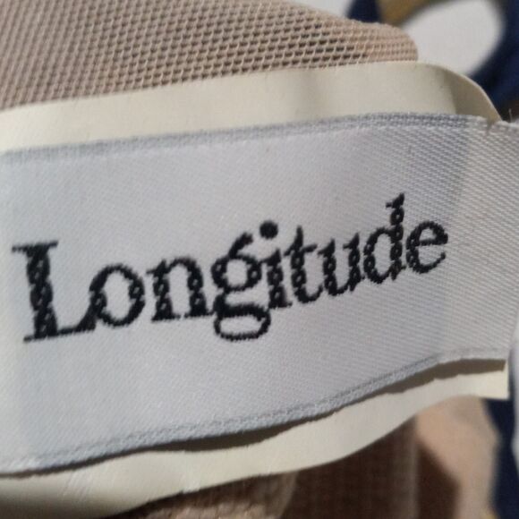 Longitude One Piece Swimsuit-Size 8 Tall-Shelf Bra-Gold Buttons-Stars-Union Made - Picture 9 of 11